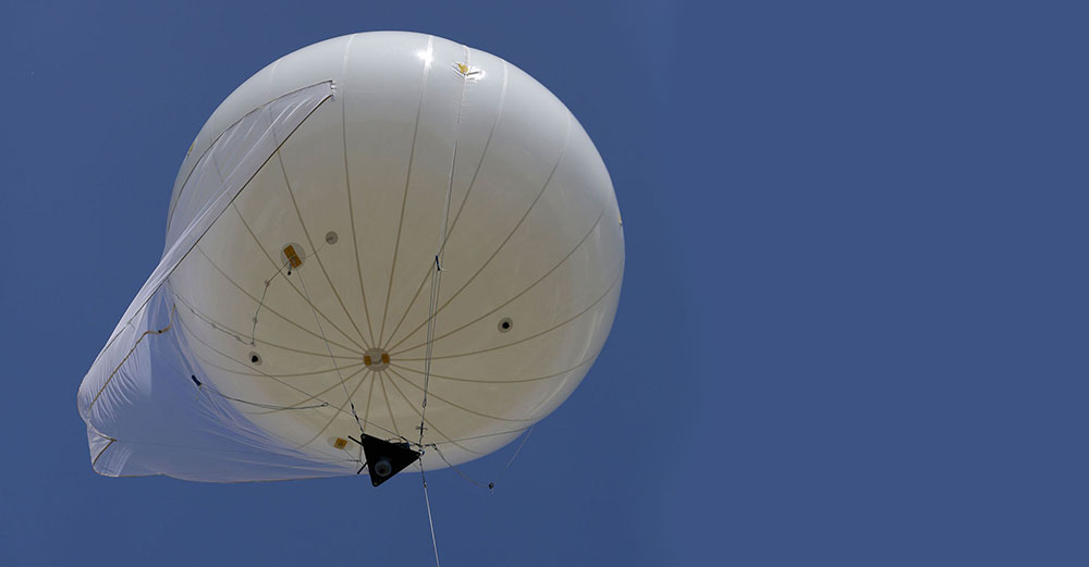 aerostato tipo zeppelin de 5 kg de carga útil